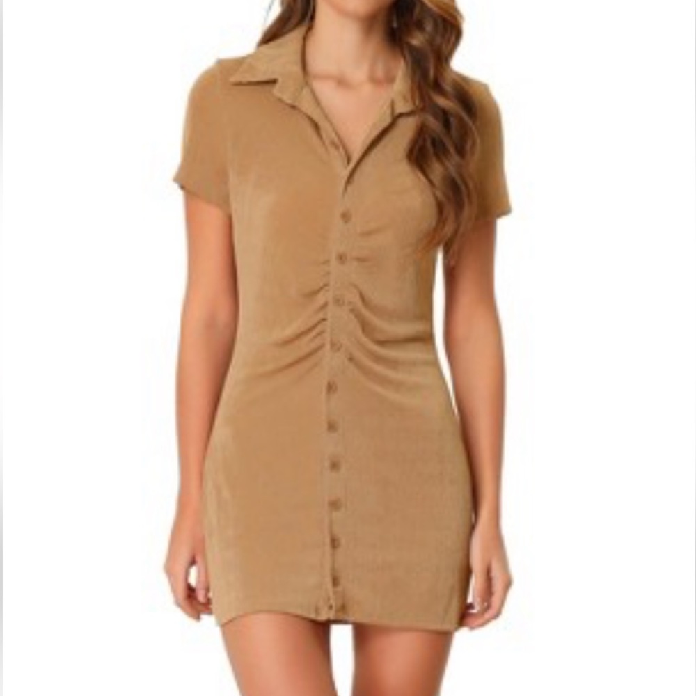 Wild Fable Ruched Mini Dress
